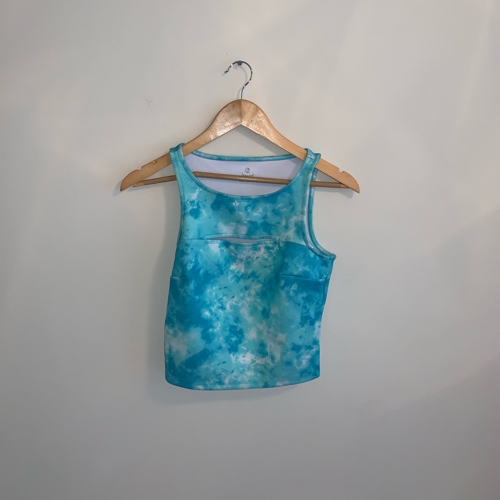 decree green & blue top size XS - Picture 2 of 7